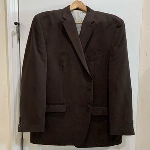 Lauren Ralph Lauren dark brown suede blazer 50R